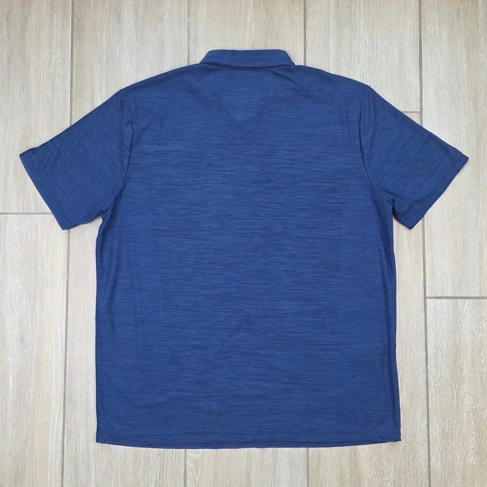 Tommy Bahama IslandZone Polo Shirt Men's Large Blue Performance Stretch Golf